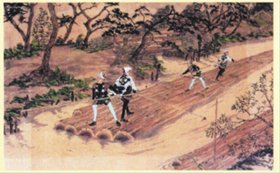 history01 昔の深川の木場風景