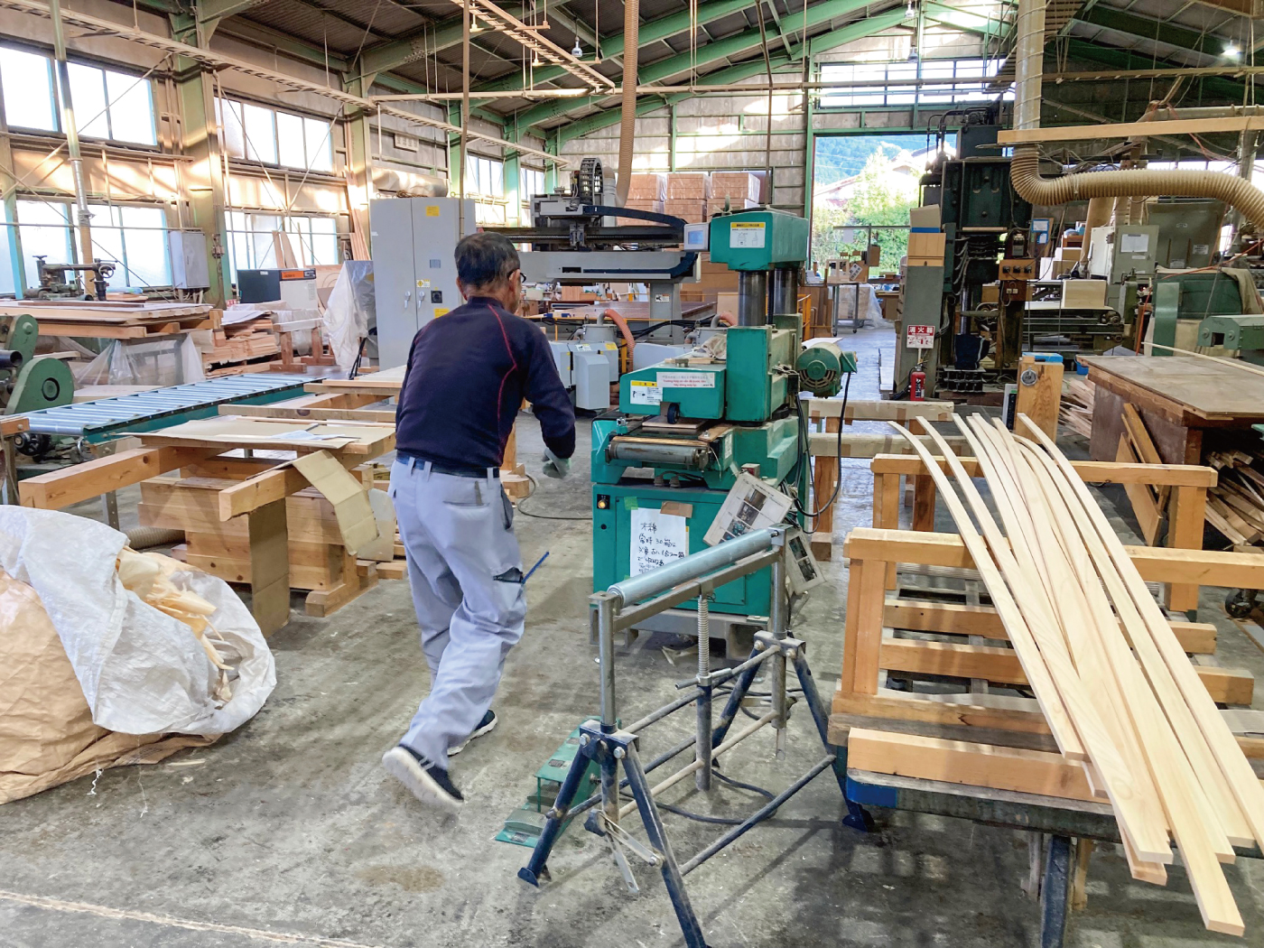 桧 鴨居 加工済み